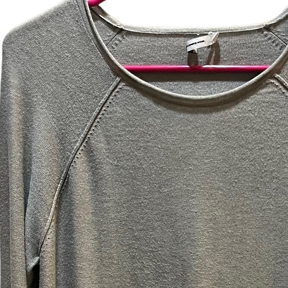 T By Alexander Wang Color Block Gray Wool/Silk Bl… - image 4